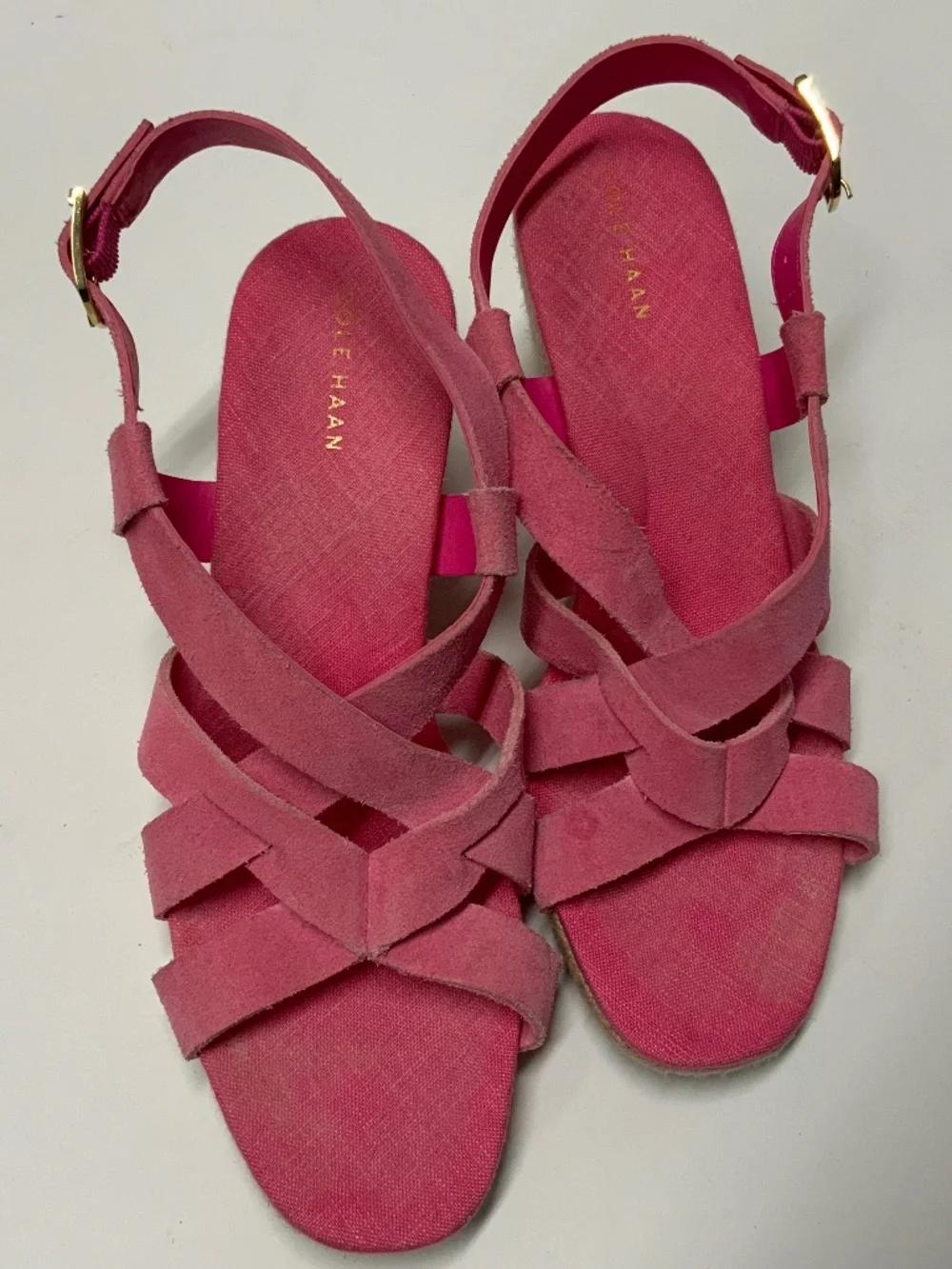 Cole haan pink wedges